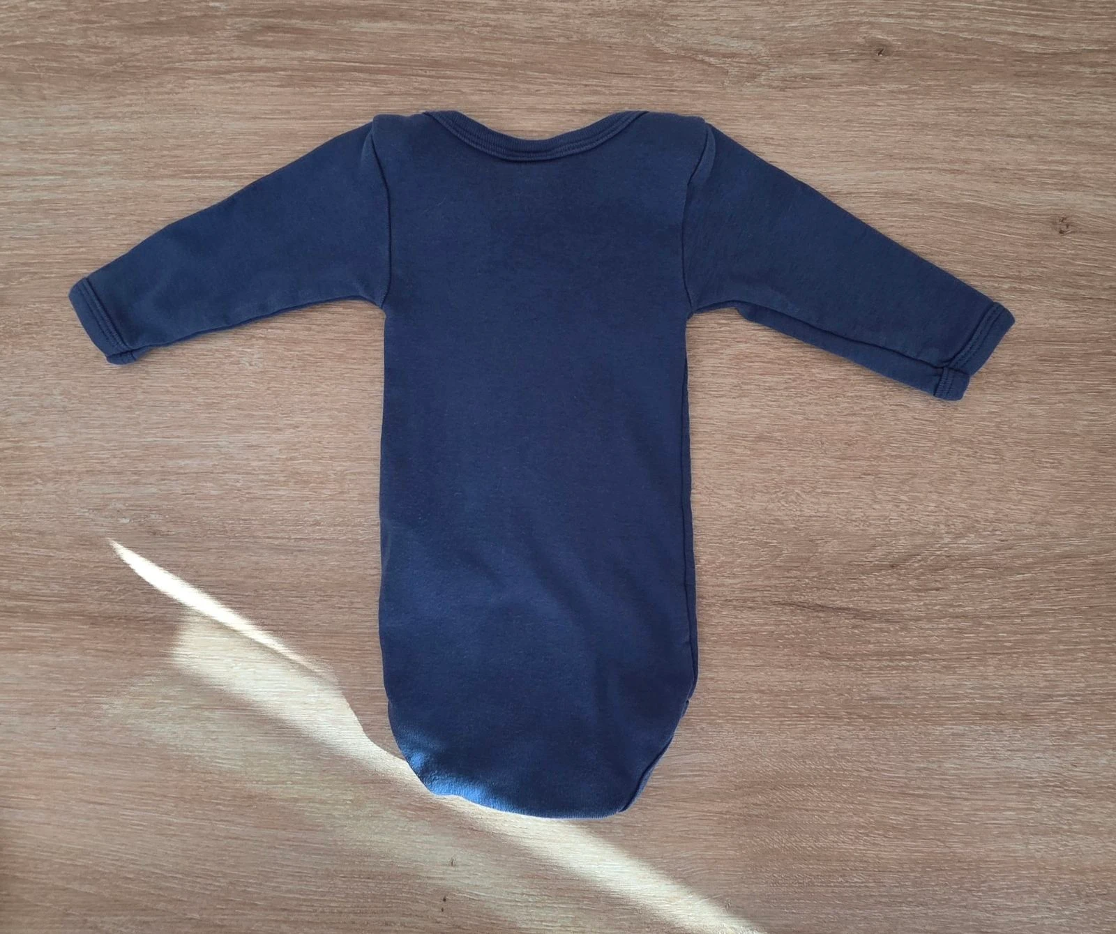 Body de mangas compridas azul com estampa de pássaros Petit Bateau Tamanho 3 meses 60 cm – photo 3